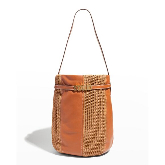 STAUD Cabana Large Raffia Tote Bag - Picture 2 of 10